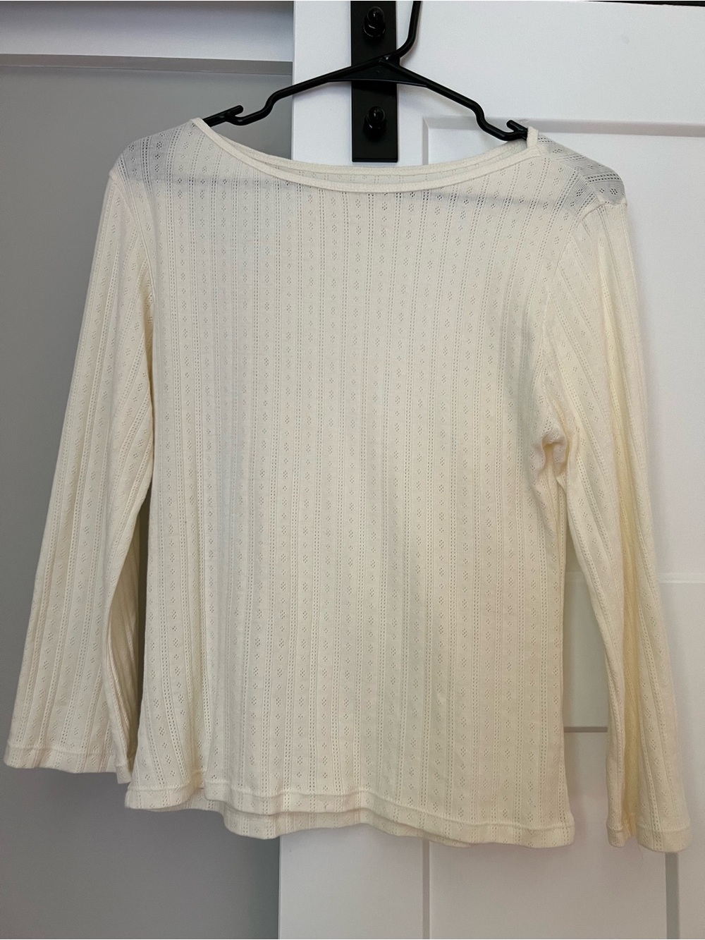 Indigo Luna Luana Pointelle Longsleeve Cloud